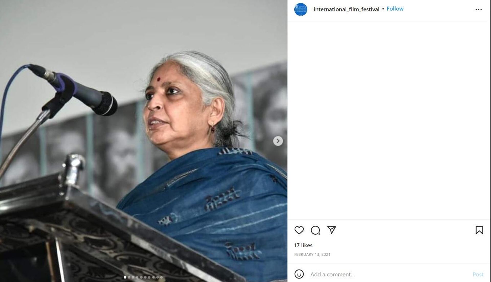 Image of Bina Paul, Indian Artistic Director of the International Film Festival of Kerala (IFFK) Image of Bina Paul, Indian Artistic Director of the International Film Festival of Kerala (IFFK) - Sputnik International, 1920, 21.03.2022