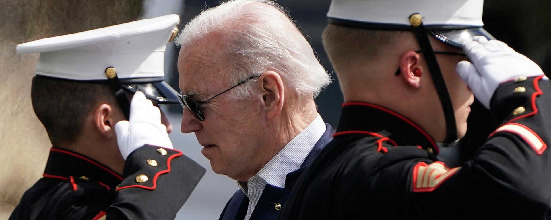 U.S. President Joe Biden and U.S. first lady Jill Biden board Marine One as they depart for Washington, DC from Rehoboth Beach, Delaware, U.S., March 20, 2022. U.S. President Joe Biden and U.S. first lady Jill Biden board Marine One as they depart for Washington, DC from Rehoboth Beach, Delaware, U.S., March 20, 2022. - Sputnik International, 1920, 08.04.2022