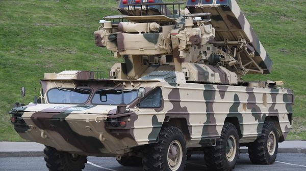 Anti-aircraft missile system Osa at the exhibition of military equipment of factories in Udmurtia in Izhevsk.  - Sputnik International