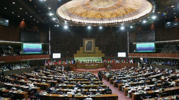 A general view of the 48th meeting of the Organisation of Islamic Cooperation (OIC) Council of Foreign Ministers, with the theme being ‘Building Partnerships for Unity, Justice & Development’, in Islamabad, Pakistan March 22, 2022. - Sputnik International