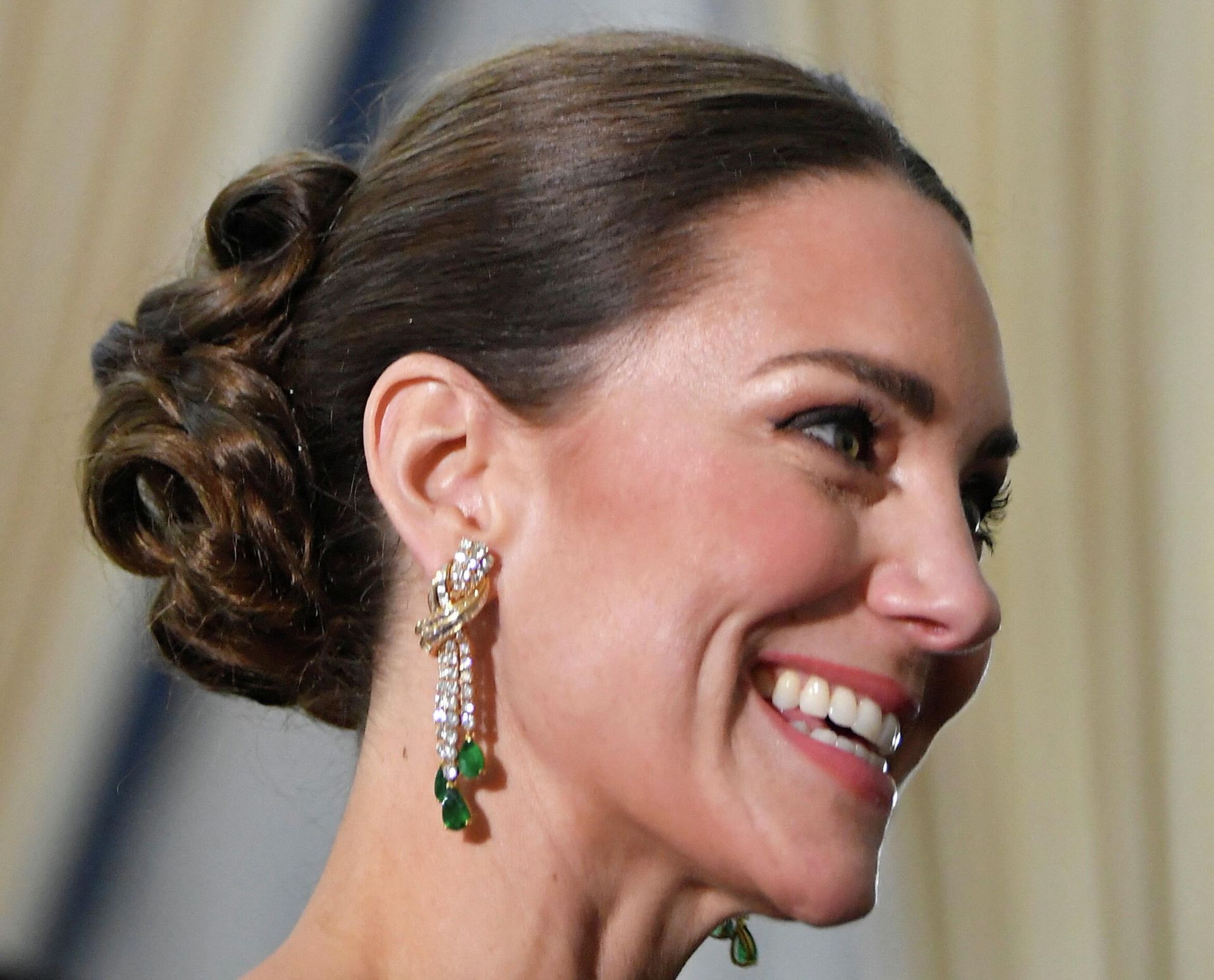 Catherine, Duchess of Cambridge attends a dinner hosted by the Governor General of Jamaica Patrick Allen and his wife Patricia on the fifth day of her tour of the Caribbean, Kingston, Jamaica, March 23, 2022.   - Sputnik International, 1920, 24.03.2022