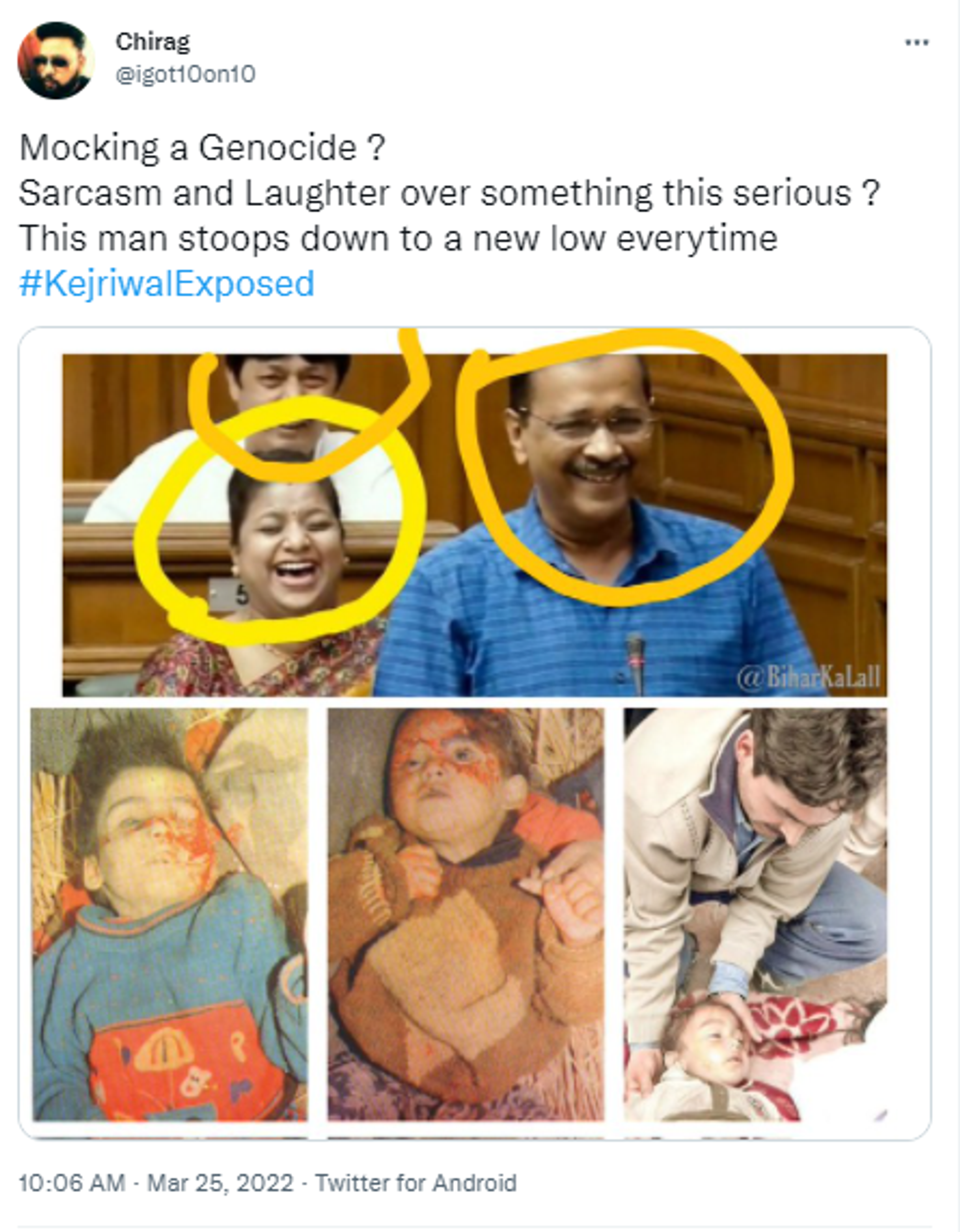 Another Social Media User Slams Kejriwal for Mocking Kashmir Genocide Another Social Media User Slams Kejriwal for Mocking Kashmir Genocide - Sputnik International, 1920, 25.03.2022
