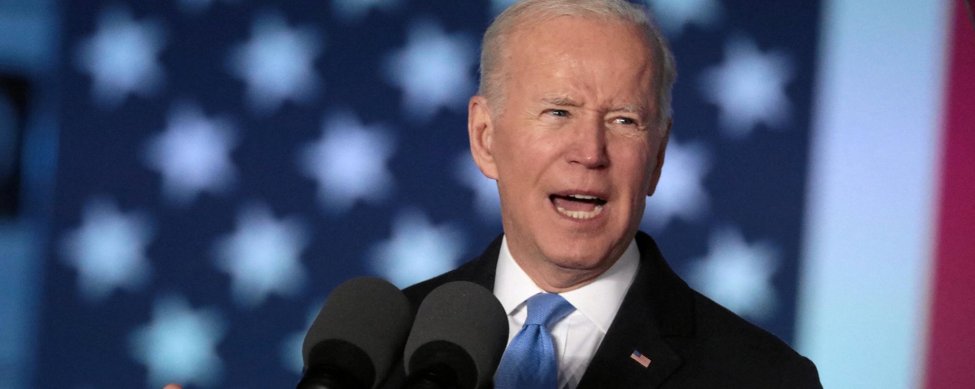 U.S. President Joe Biden speaks during an event at the Royal Castle, amid Russia's invasion of Ukraine, in Warsaw, Poland March 26, 2022. Slawomir Kaminski /Agencja Wyborcza.pl via REUTERS - Sputnik International, 1920, 15.04.2022