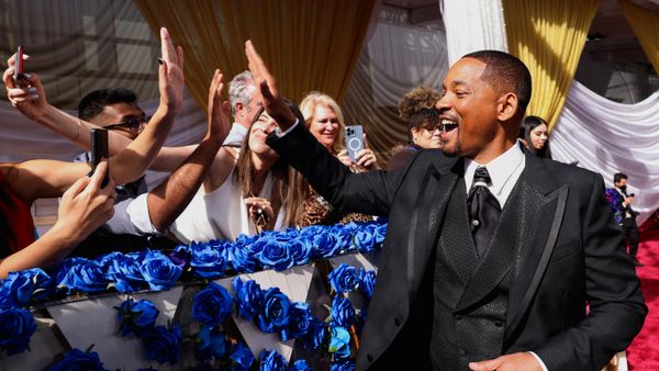 Will Smith greets fans on the red carpet during the Oscars arrivals at the 94th Academy Awards in Hollywood, Los Angeles, California, U.S., March 27, 2022. - Sputnik International