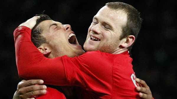 FILE - In this Tuesday March 4, 2008 file photo Manchester United's Cristiano Ronaldo, left, celebrates his goal with teammate Wayne Rooney against Lyon during their Champions League second round soccer match at Old Trafford Stadium, Manchester, England FILE - In this Tuesday March 4, 2008 file photo Manchester United's Cristiano Ronaldo, left, celebrates his goal with teammate Wayne Rooney against Lyon during their Champions League second round soccer match at Old Trafford Stadium, Manchester, England - Sputnik International