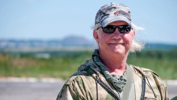 Russell Bentley, a volunteer fighter and blogger from the US in Donetsk People's Republic - Sputnik International