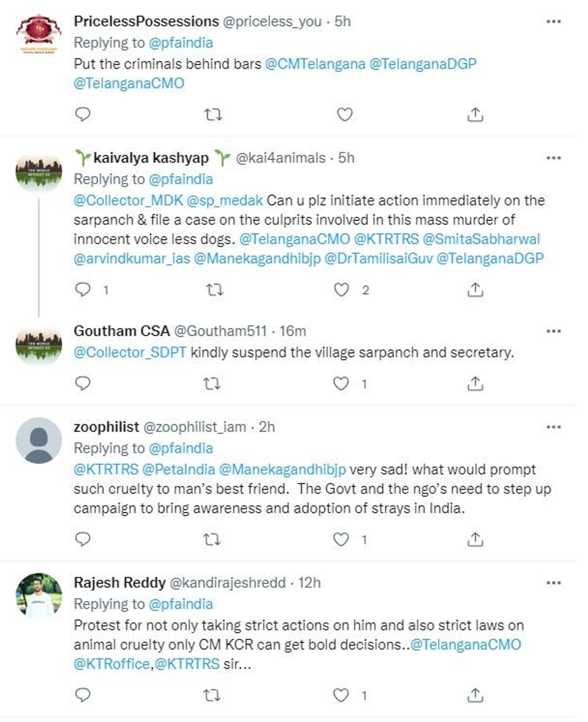Twitter reactions on mass killing of stray dogs in India  - Sputnik International, 1920, 29.03.2022