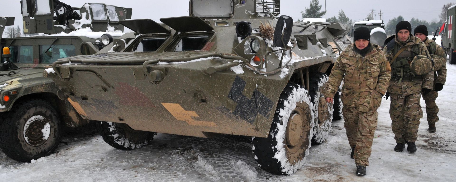 Ukrainian armoured transporter during inspection. File photo. - Sputnik International, 1920, 22.04.2022
