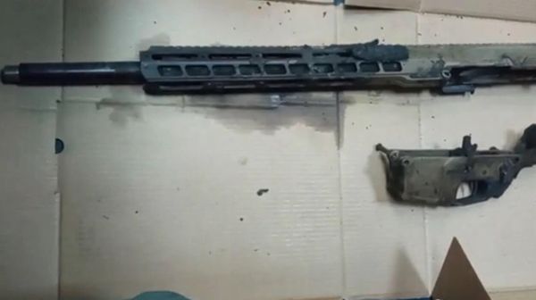 At the positions of Ukrainian security forces in the Donbass, an automatic SR25 rifle was found, assembled in Ukrainian workshops on the platform AR10 from parts produced in the United States - Sputnik International
