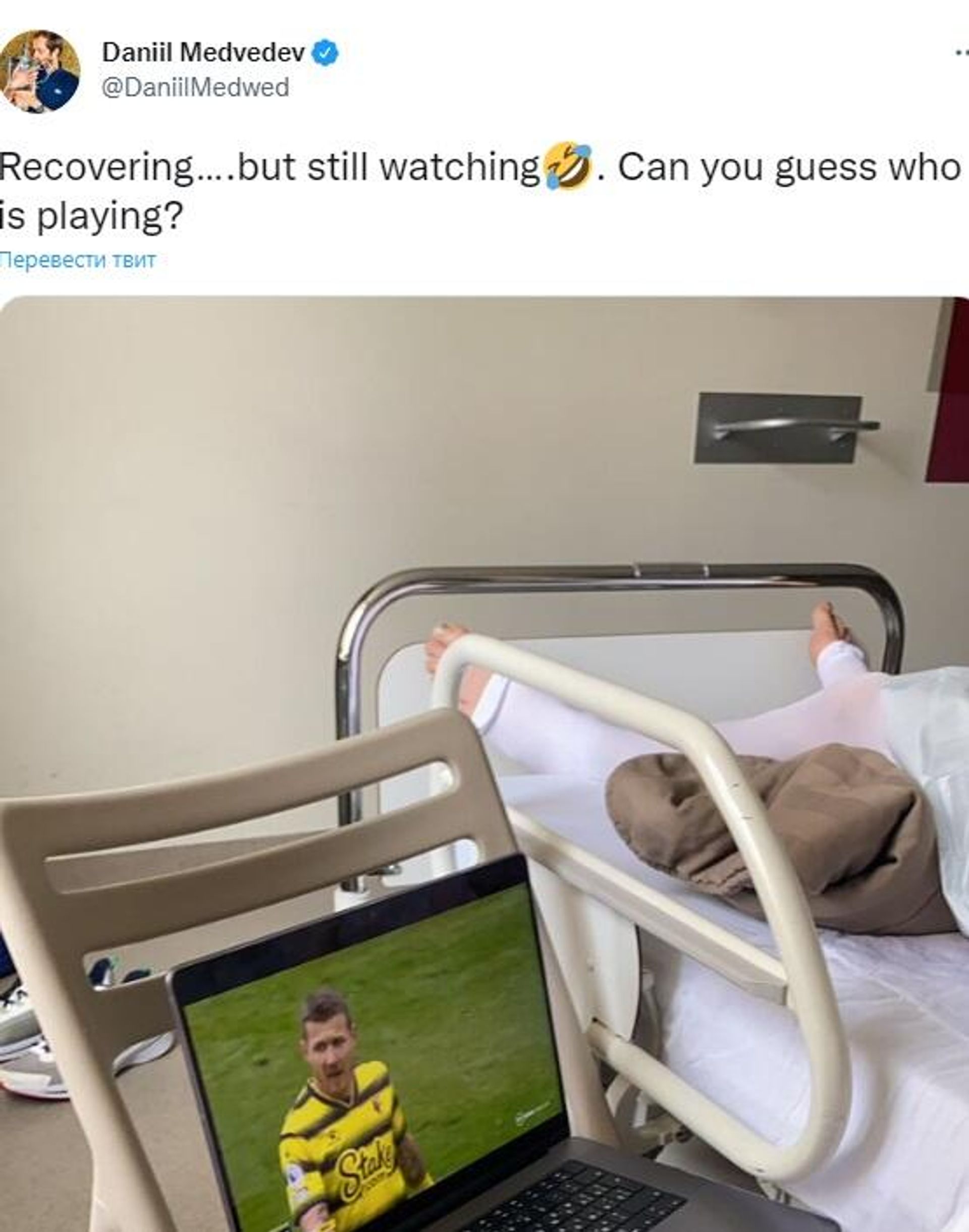 Russian tennis player Daniil Medvedev recovering in hospital, 2 April 2022 - Sputnik International, 1920, 02.04.2022