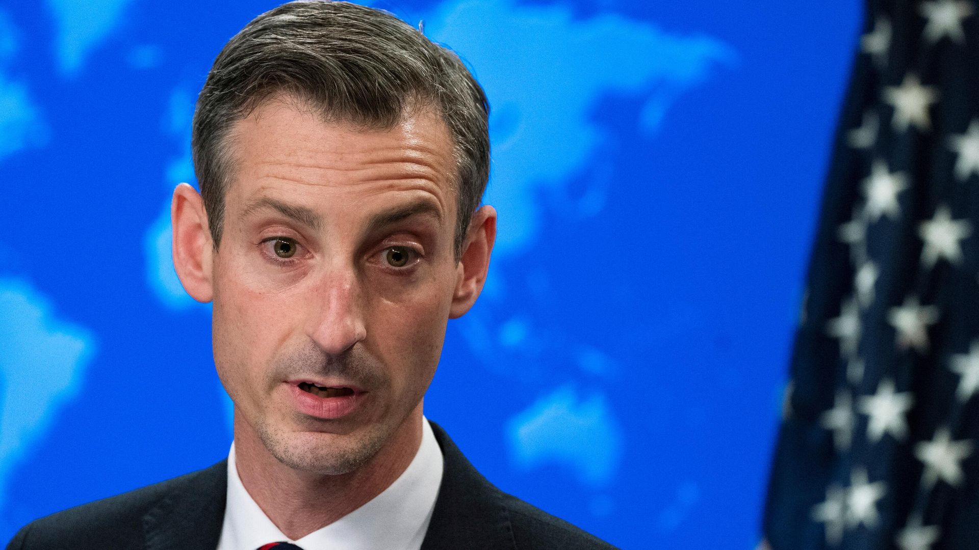 U.S. State Department spokesperson Ned Price speaks during a news conference in Washington, U.S. March 10, 2022. - Sputnik International, 1920, 04.04.2022
