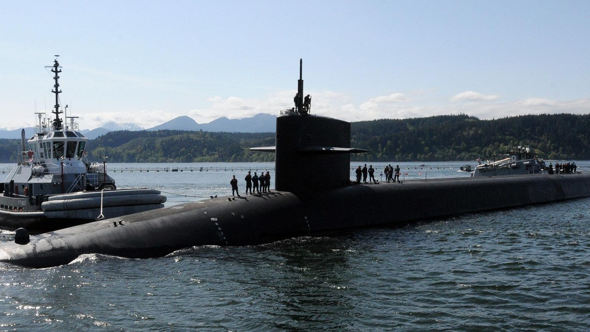 The Ohio-class ballistic missile submarine USS Louisiana (SSBN 743) returns to its homeport of Naval Base Kitsap-Bangor following a strategic deterrent patrol. File photo - Sputnik International, 1920, 10.07.2023