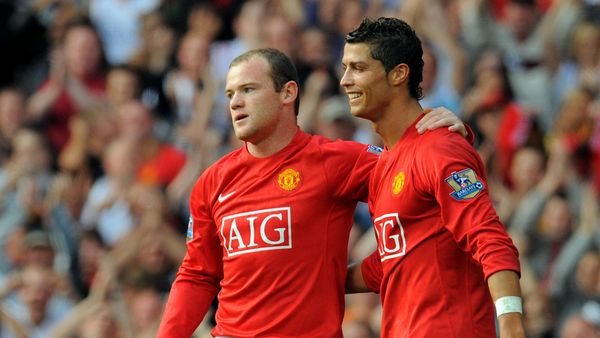 FILE PHOTO: Manchester United's English forward Wayne Rooney (L) celebrates after scoring with Manchester United's Portugese midfielder Cristiano Ronaldo during the English Premier league football match against Bolton Wanderers at Old Trafford, Manchester, northwest England, on September 27 2008. FILE PHOTO: Manchester United's English forward Wayne Rooney (L) celebrates after scoring with Manchester United's Portugese midfielder Cristiano Ronaldo during the English Premier league football match against Bolton Wanderers at Old Trafford, Manchester, northwest England, on September 27 2008. - Sputnik International