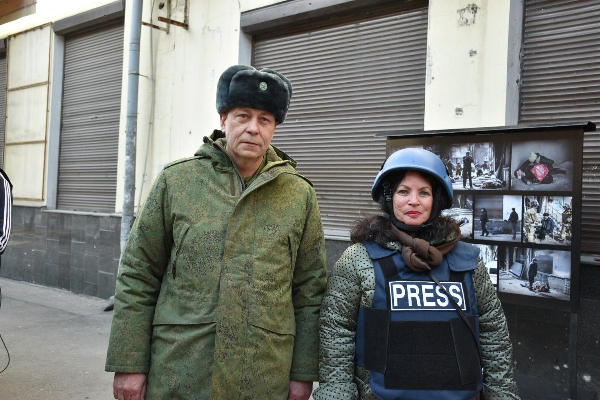 Dutch journalist Sonja van den Ende in Donetsk Dutch journalist Sonja van den Ende in Donetsk - Sputnik International, 1920, 08.04.2022