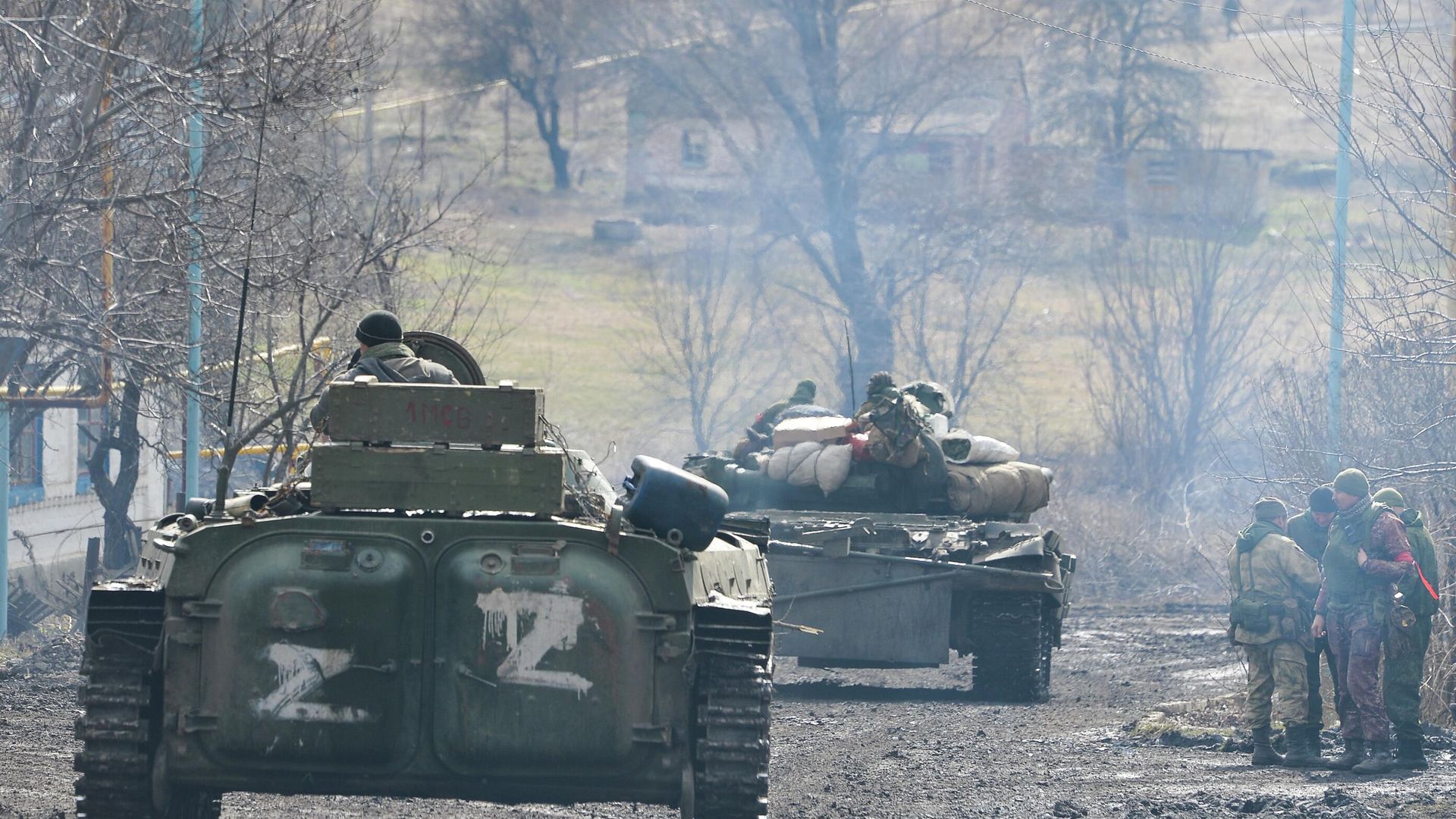 Military hardware is pictured in Bugas, Donetsk People's Republic. Tension began to escalate in Donbass on 17 February, with the Donetsk People's Republic and the Lugansk People's Republic reporting the most intense shellfire in months. Early on 24 February, Russia's President Putin announced his decision to launch a special military operation in response to requests from the leaders of the Donetsk People's Republic and the Lugansk People's Republic. Military hardware is pictured in Bugas, Donetsk People's Republic. Tension began to escalate in Donbass on 17 February, with the Donetsk People's Republic and the Lugansk People's Republic reporting the most intense shellfire in months. Early on 24 February, Russia's President Putin announced his decision to launch a special military operation in response to requests from the leaders of the Donetsk People's Republic and the Lugansk People's Republic. - Sputnik International, 1920, 18.04.2022