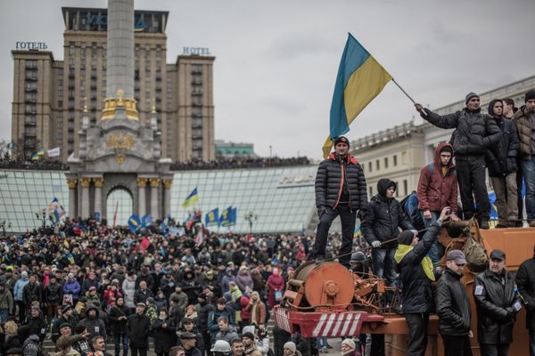November 2013: The Euromaidan is Born21 November 2013: Protests begin in the centre of Kiev over a decision by the authorities to suspend the country’s so-called ‘European integration’. A government decree declared that this was done “for the sake of strengthening ties with Russia and other Commonwealth of Independent States countries”.24 November 2013: Another rally of thousands of protesters is held in Kiev, with organisers naming the protest ‘For a European Ukraine’ and declaring it indefinite – to be held until the government signs an association agreement with the European Union. Demonstrators adopt a resolution on the resignation of Ukrainian Prime Minister Mykola Azarov and demand the immediate signing of laws on European integration. November 2013: The Euromaidan is Born21 November 2013: Protests begin in the centre of Kiev over a decision by the authorities to suspend the country’s so-called ‘European integration’. A government decree declared that this was done “for the sake of strengthening ties with Russia and other Commonwealth of Independent States countries”.24 November 2013: Another rally of thousands of protesters is held in Kiev, with organisers naming the protest ‘For a European Ukraine’ and declaring it indefinite – to be held until the government signs an association agreement with the European Union. Demonstrators adopt a resolution on the resignation of Ukrainian Prime Minister Mykola Azarov and demand the immediate signing of laws on European integration. - Sputnik International