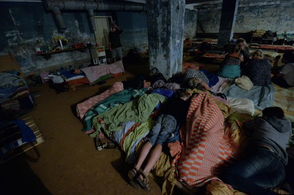 For many months, children and adults had to hide from shelling in bomb shelters set up by the militia. - Sputnik International