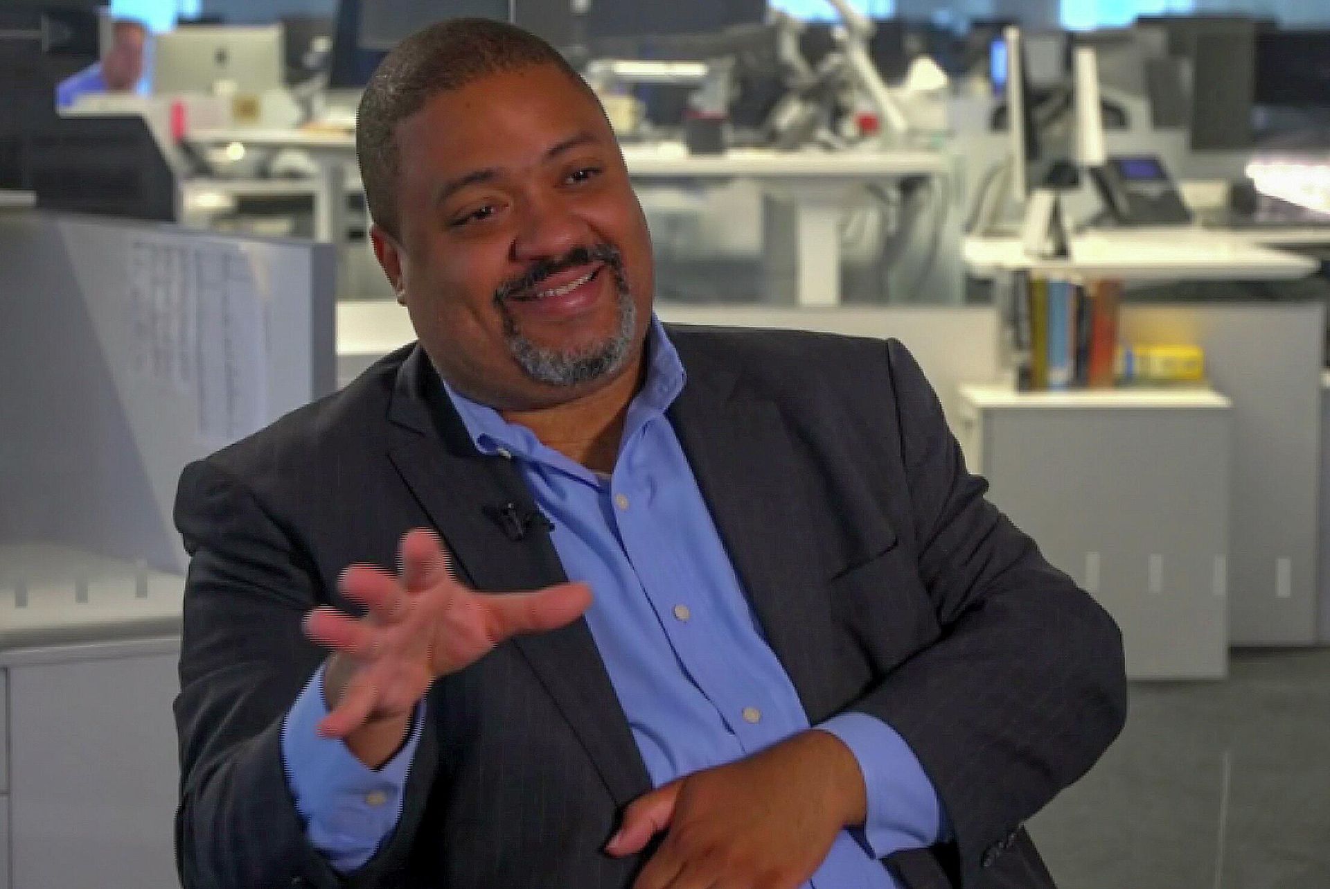 In this image taken from video, Manhattan district attorney candidate Alvin Bragg answers questions during an interview, Wednesday, Aug. 4, 2021, in New York. Bragg, a Democrat, is widely expected to defeat Republican Thomas Kenniff in the general election ending Nov. 2. The winner, replacing the retiring Cyrus Vance Jr., will take office in January and inherit high-profile cases, including the prosecution of former President Donald Trump's company and its longtime finance chief for tax fraud. In this image taken from video, Manhattan district attorney candidate Alvin Bragg answers questions during an interview, Wednesday, Aug. 4, 2021, in New York. Bragg, a Democrat, is widely expected to defeat Republican Thomas Kenniff in the general election ending Nov. 2. The winner, replacing the retiring Cyrus Vance Jr., will take office in January and inherit high-profile cases, including the prosecution of former President Donald Trump's company and its longtime finance chief for tax fraud. - Sputnik International, 1920, 12.04.2022