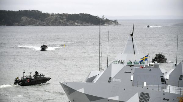 Naval Units take part in the military exercise SWENEX at the Marine regiment in Berga, October 27, 2021.  - Sputnik International