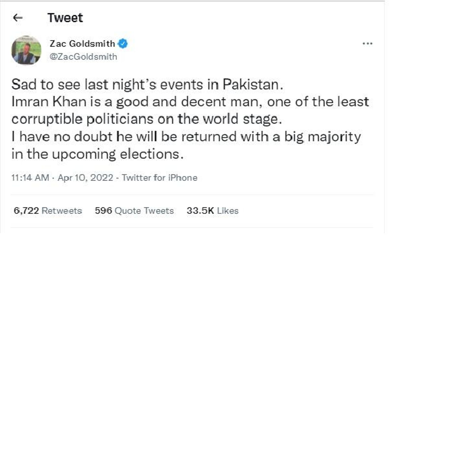 Zac Goldsmith - Sputnik International, 1920, 15.04.2022
