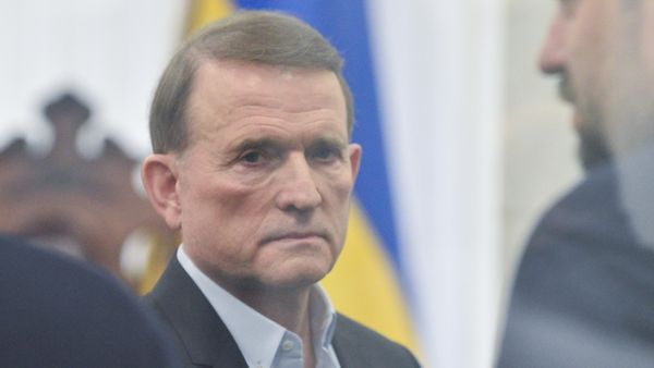 Ukrainian opposition politician Viktor Medvedchuk at a court hearing in Kiev. February 17 2022. - Sputnik International