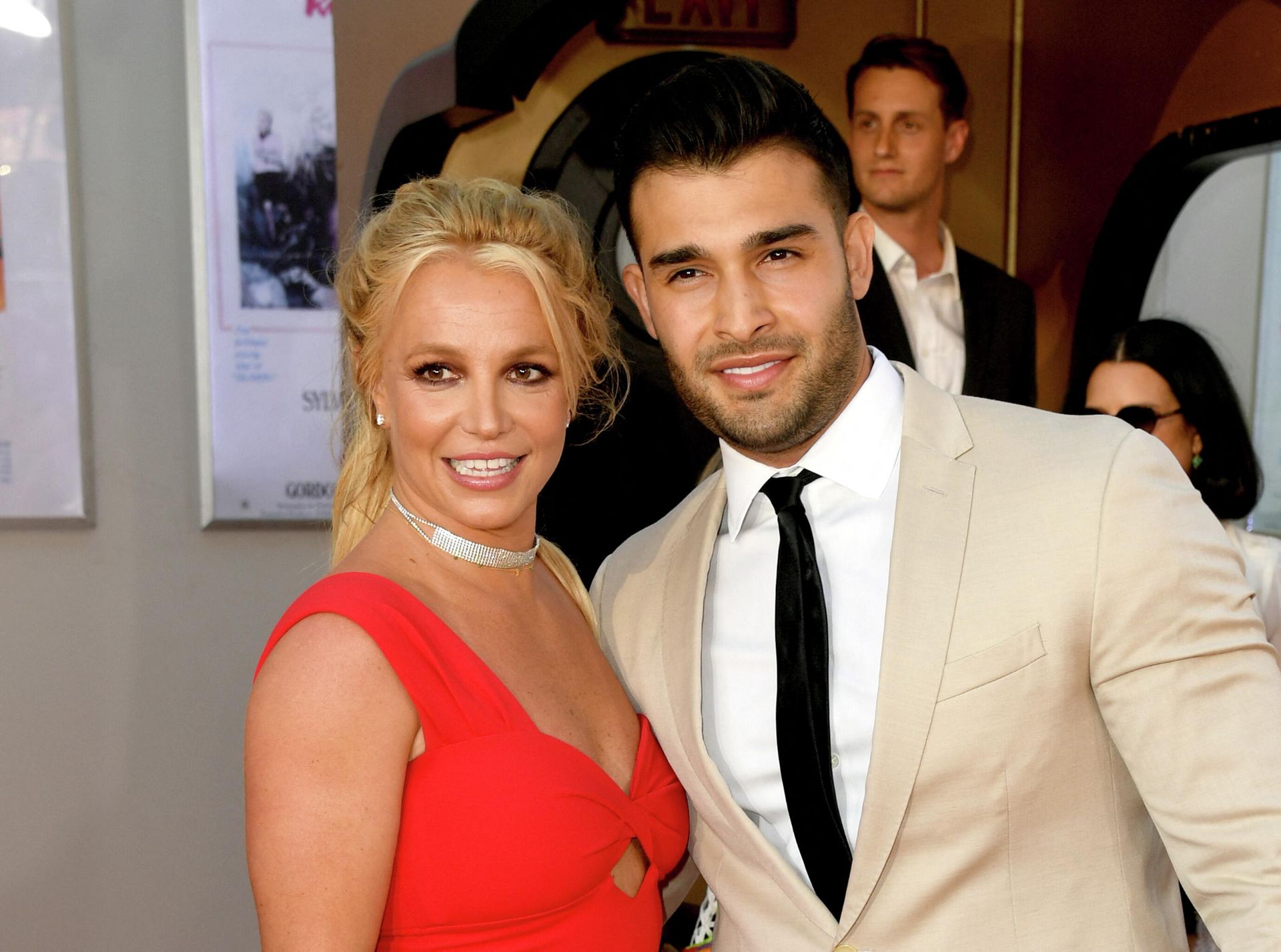 Britney Spears and Sam Asghari arrive at the premiere of Sony Pictures' One Upon A Time...In Hollywood at the Chinese Theatre on July 22, 2019 in Hollywood, California. Britney Spears and Sam Asghari arrive at the premiere of Sony Pictures' One Upon A Time...In Hollywood at the Chinese Theatre on July 22, 2019 in Hollywood, California. - Sputnik International, 1920, 10.05.2022