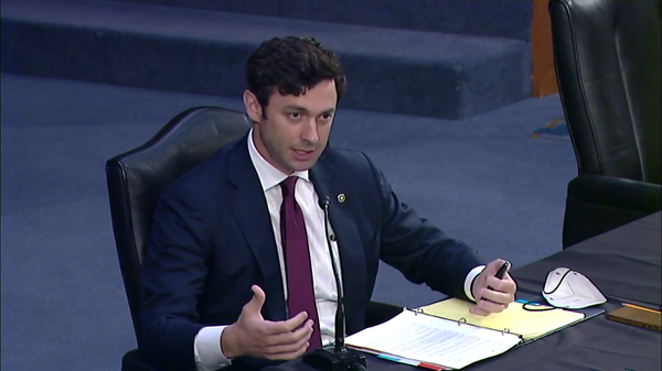 US Sen. Joe Ossoff (D-GA), chair of the US Senate Permanent Subcommittee on Investigations - Sputnik International