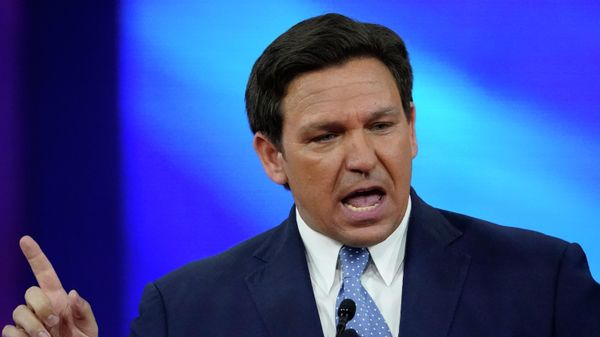 Florida Gov. Ron DeSantis speaks at the Conservative Political Action Conference (CPAC), Feb. 24, 2022, in Orlando,  - Sputnik International