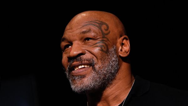 (FILES) In this file photo taken on November 05, 2021, former boxing heavyweight champion Mike Tyson attends the weigh-in for boxers Canelo Alvarez and Caleb Plant in Las Vegas, Nevada. - Sputnik International