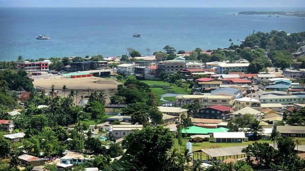 FILE - Ships are docked offshore in Honiara, the capital of the Solomon Islands, Nov. 24, 2018. FILE - Ships are docked offshore in Honiara, the capital of the Solomon Islands, Nov. 24, 2018. - Sputnik International