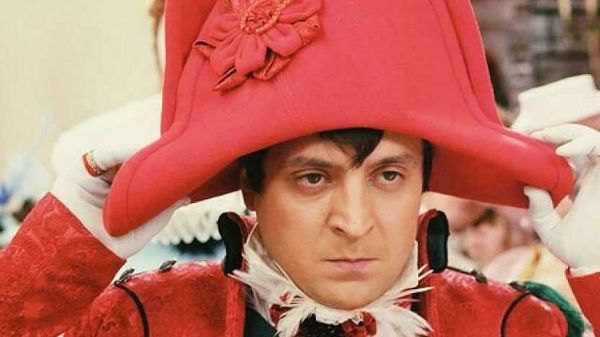 Volodymyr Zelensky in the role of Napoleon in the 2012 comedy film Rzhevsky Versus Napoleon. Still from film. - Sputnik International