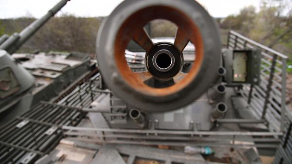 A cannon on an armored personnel carrier BTR-4 left by the Ukrainian Armed Forces in Kupyansk. A cannon on an armored personnel carrier BTR-4 left by the Ukrainian Armed Forces in Kupyansk. - Sputnik International