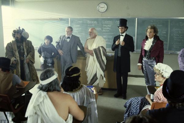 A still from the movie 'Bill &amp; Ted's Excellent Adventure'. - Sputnik International