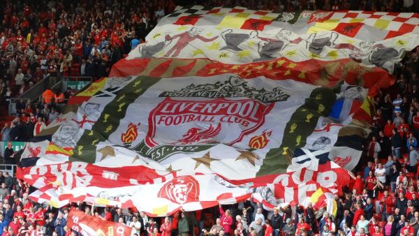 Liverpool fans at Anfield stadium - Sputnik International