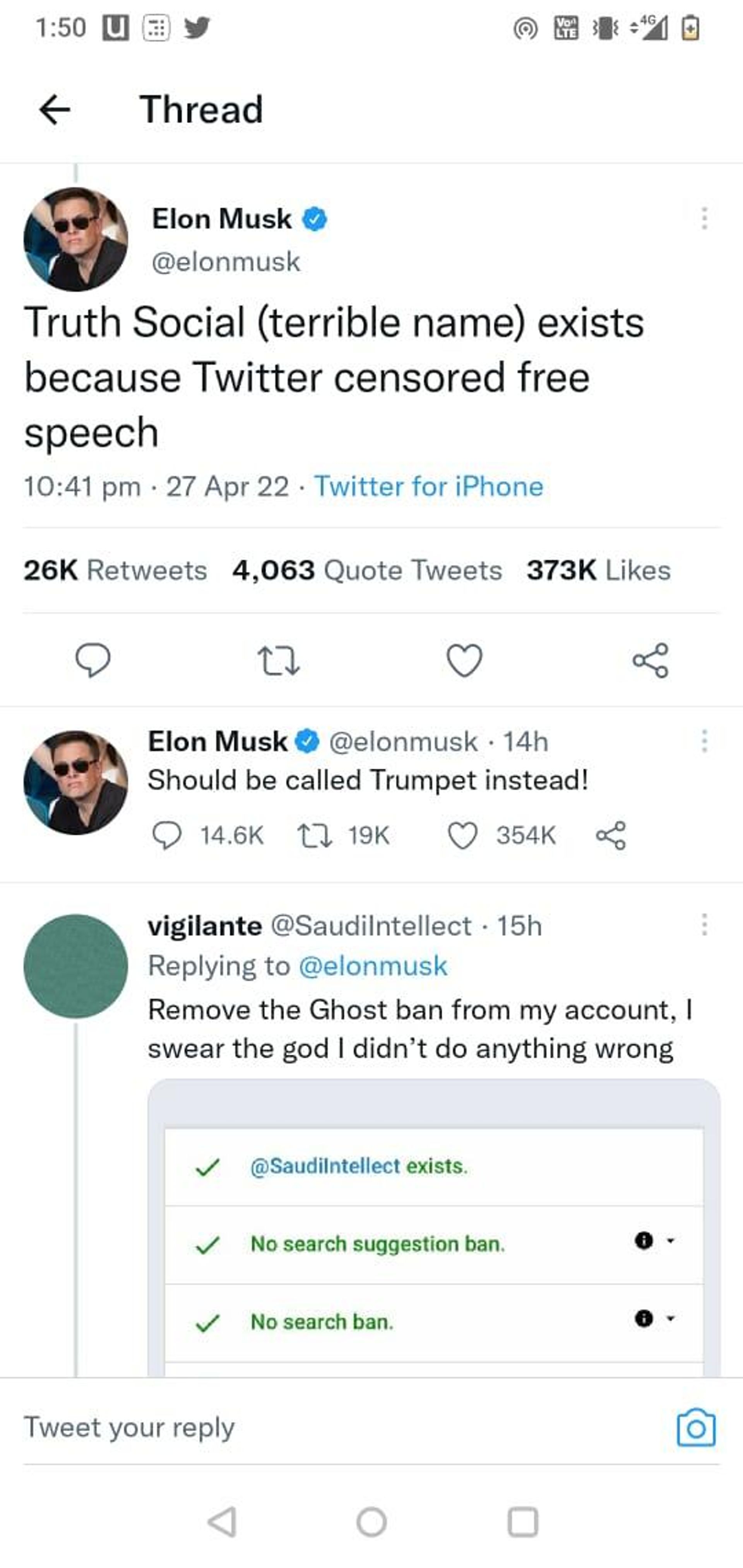 Elon Musk Tweet - Sputnik International, 1920, 28.04.2022