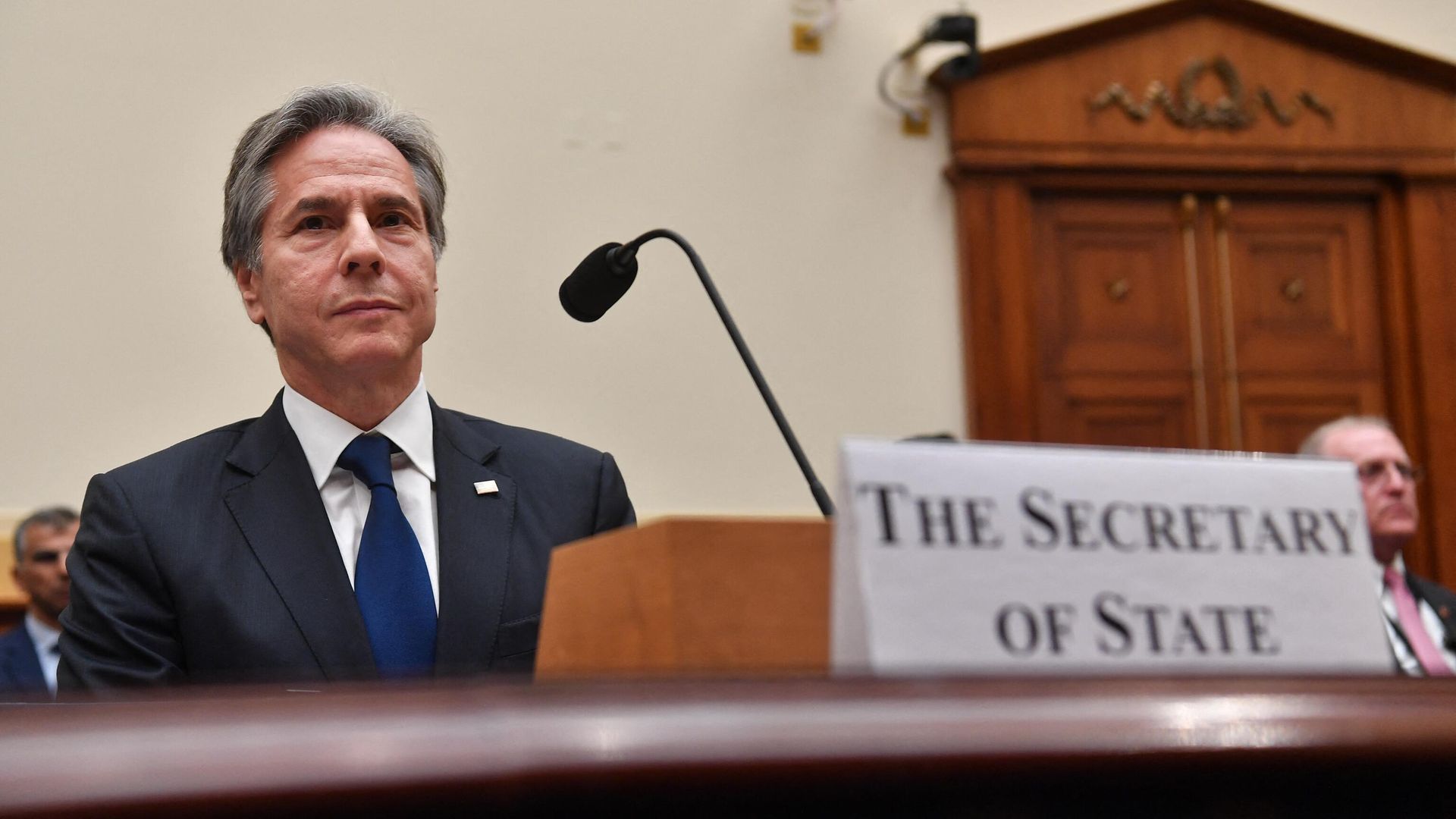 Secretary of State Antony Blinken arrives to testify during the House Committee on Foreign Affairs, hearing on State Department's budget on April 28, 2022 in Washington, DC Secretary of State Antony Blinken arrives to testify during the House Committee on Foreign Affairs, hearing on State Department's budget on April 28, 2022 in Washington, DC - Sputnik International, 1920, 29.04.2022