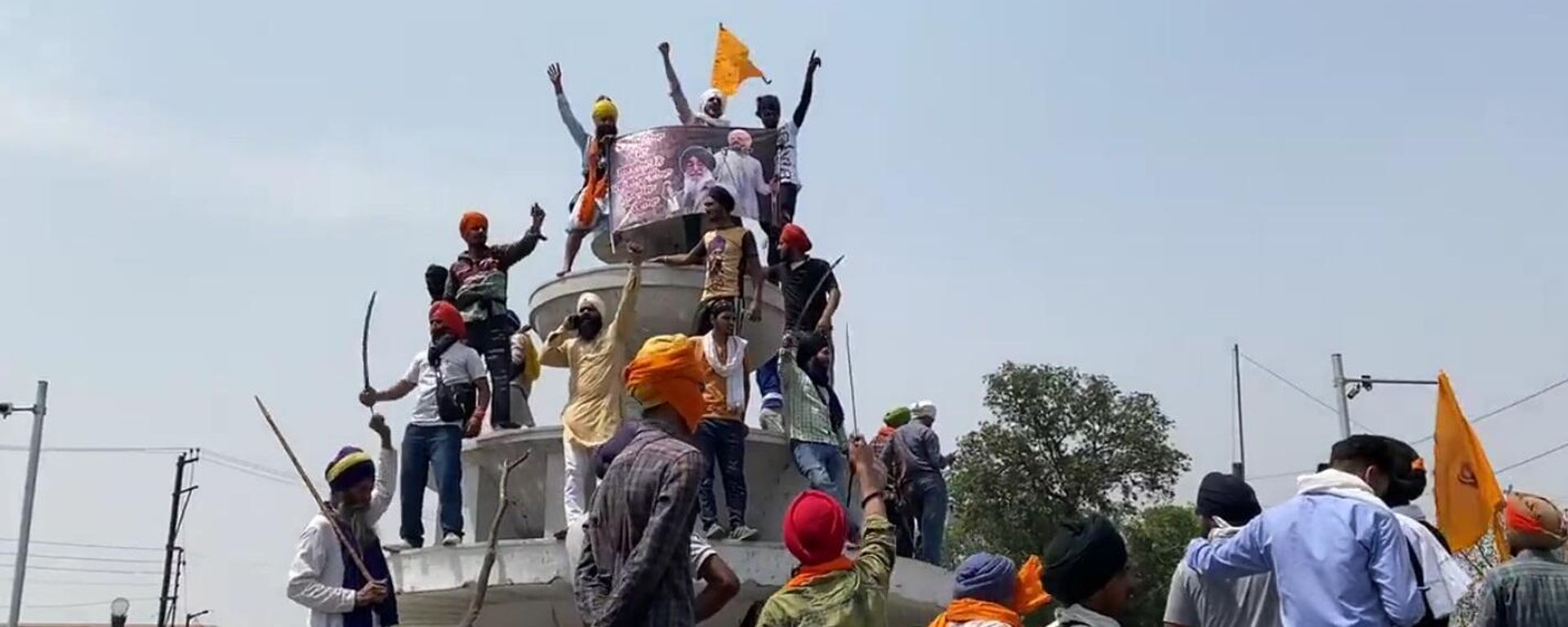 Open call for Khalistan in Patiala, Punjab! Hindu Nationalists and Khalistan supporting Sikhs have clashed today in India and the Khalistan movement is not anymore limited to a group of Sikhs in Canada or UK! Open call for Khalistan in Patiala, Punjab! Hindu Nationalists and Khalistan supporting Sikhs have clashed today in India and the Khalistan movement is not anymore limited to a group of Sikhs in Canada or UK! - Sputnik International, 1920, 23.09.2022