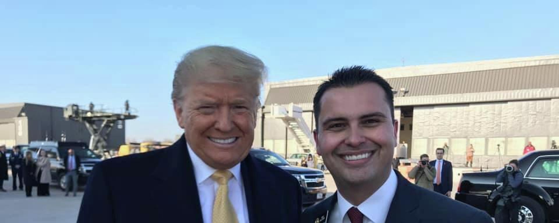 Donald Trump and Dave Williams - Sputnik International, 1920, 29.04.2022