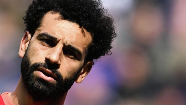 Liverpool's Egyptian midfielder Mohamed Salah reacts during the English Premier League football match between Newcastle United and Liverpool at St James' Park in Newcastle-upon-Tyne, north east England on April 30, 2022. Liverpool's Egyptian midfielder Mohamed Salah reacts during the English Premier League football match between Newcastle United and Liverpool at St James' Park in Newcastle-upon-Tyne, north east England on April 30, 2022. - Sputnik International