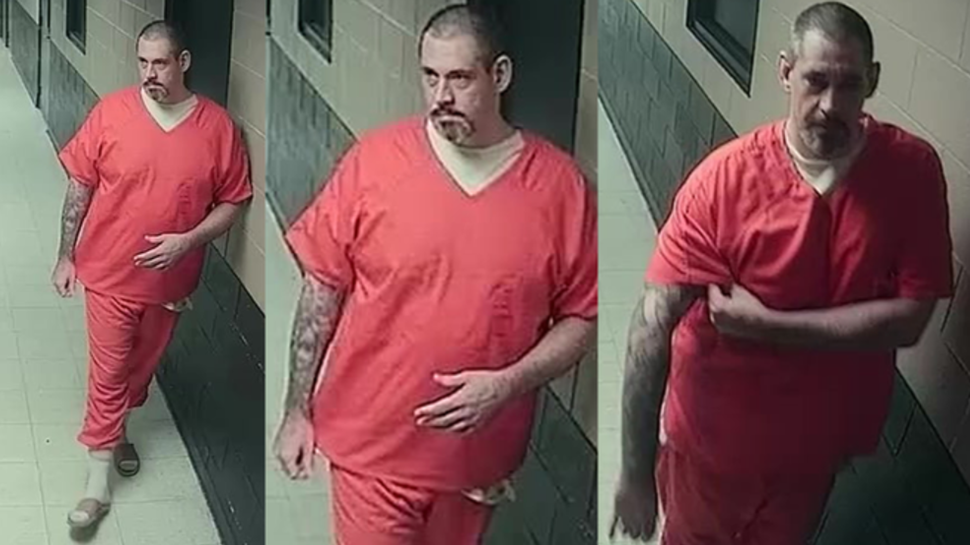 Photos released by the Lauderdale County Sheriff's Office show escaped capital murder suspect, Casey Cole White, who is considered to be armed and dangerous.
The 6'9 tall man weighs in at approximately 270 pounds (122.5 kilograms). Photos released by the Lauderdale County Sheriff's Office show escaped capital murder suspect, Casey Cole White, who is considered to be armed and dangerous.
The 6'9 tall man weighs in at approximately 270 pounds (122.5 kilograms). - Sputnik International, 1920, 02.05.2022