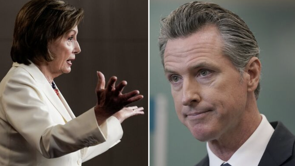 Nancy Pelosi v Gavin Newsom - Sputnik International