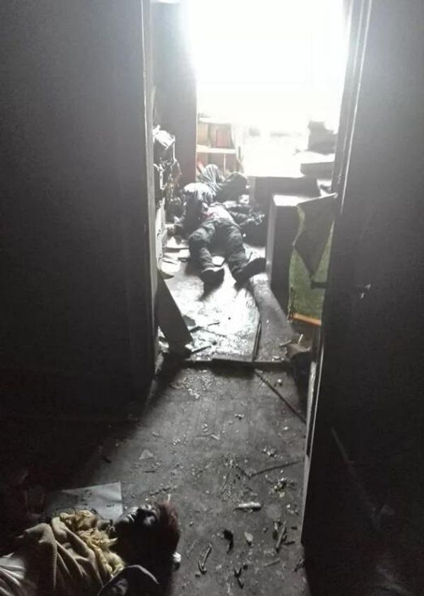 When the fire had been put out, it was clear that the Trade Unions House had become a new Khatyn massacre. Dozens of bodies were lying in the premises. - Sputnik International