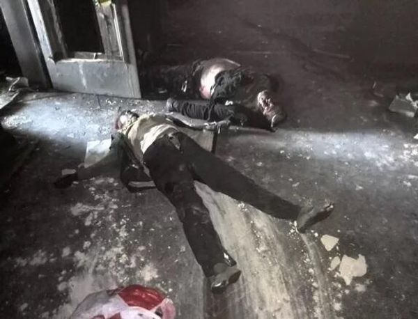 Some were burned alive, others suffocated. Many of the dead had only the upper parts of their bodies burnt. This indicated that their heads may have been doused with a flammable mixture. - Sputnik International