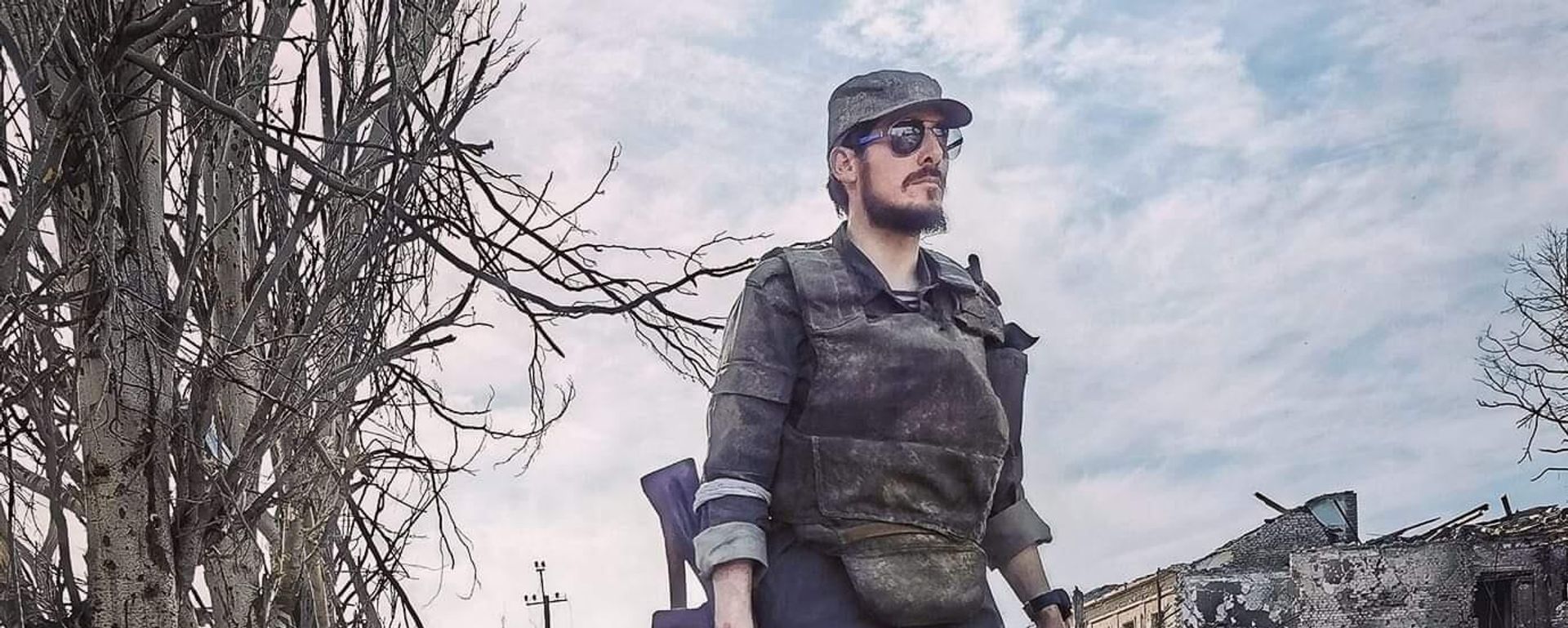 French volunteer François Mauld d'Aymée in Mariupol, Donbass  - Sputnik International, 1920, 09.05.2022