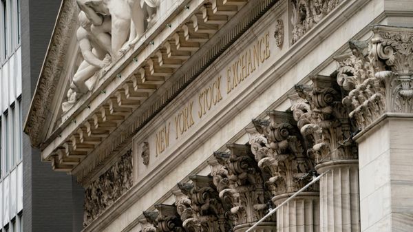 The New York Stock Exchange operates during normal business hours in the Financial District, Wednesday, Oct. 13, 2021, in the Manhattan borough of New York. - Sputnik International