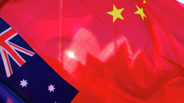 The national flags of Australia and China The national flags of Australia and China - Sputnik International