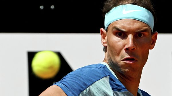 Spain's Rafael Nadal returns to USA's John Isner during their first round match at the ATP Rome Open tennis tournament on May 11, 2022 at Foro Italico in Rome Spain's Rafael Nadal returns to USA's John Isner during their first round match at the ATP Rome Open tennis tournament on May 11, 2022 at Foro Italico in Rome - Sputnik International