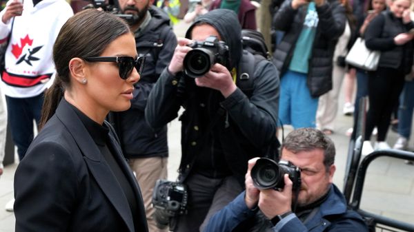 Rebekah Vardy wife of England soccer player Jamie Vardy arrives at the High Court in London, Wednesday, May 11, 2022 - Sputnik International