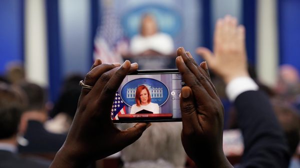 White House press secretary Jen Psaki speaks during the daily briefing at the White House in Washington, Sept. 22, 2021 - Sputnik International