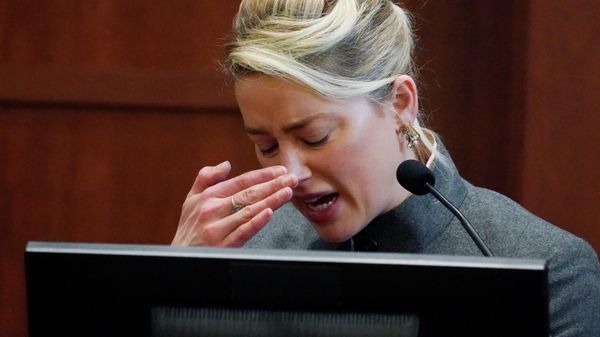Actor Amber Heard testifies in the courtroom at the Fairfax County Circuit Courthouse in Fairfax, Va., Monday, May 16, 2022 - Sputnik International